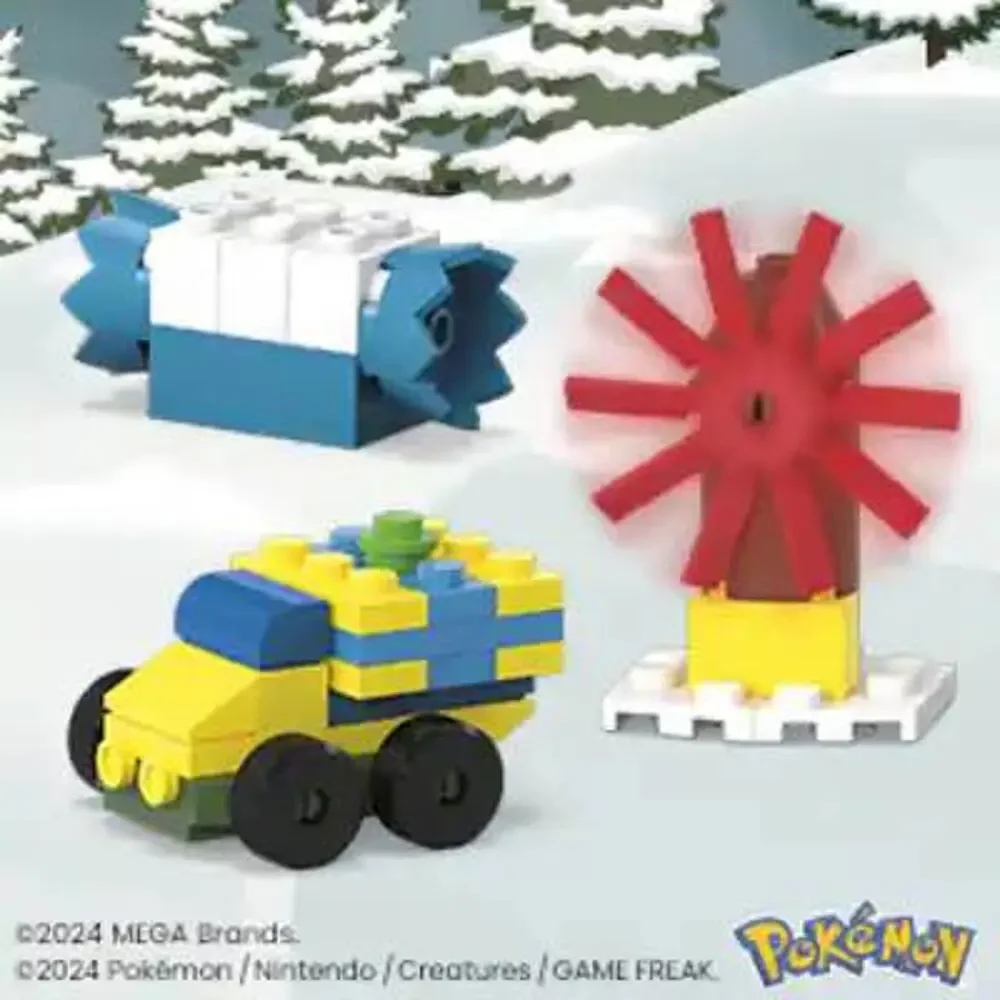 MEGA Pokémon Building Toy Set Holiday Advent Calendar 225pc Collectible 2021 NEW